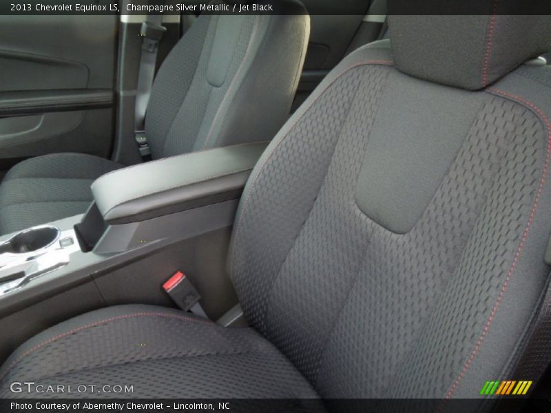 Champagne Silver Metallic / Jet Black 2013 Chevrolet Equinox LS