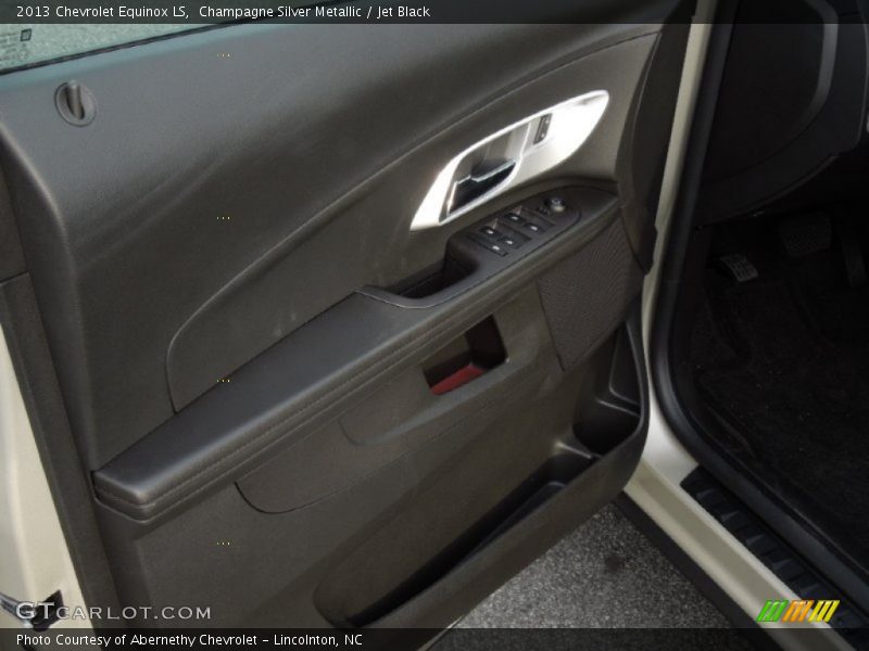 Champagne Silver Metallic / Jet Black 2013 Chevrolet Equinox LS