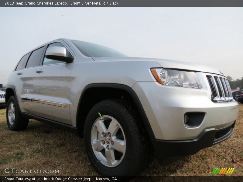 Bright Silver Metallic / Black 2013 Jeep Grand Cherokee Laredo