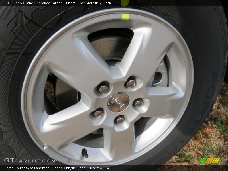 Bright Silver Metallic / Black 2013 Jeep Grand Cherokee Laredo