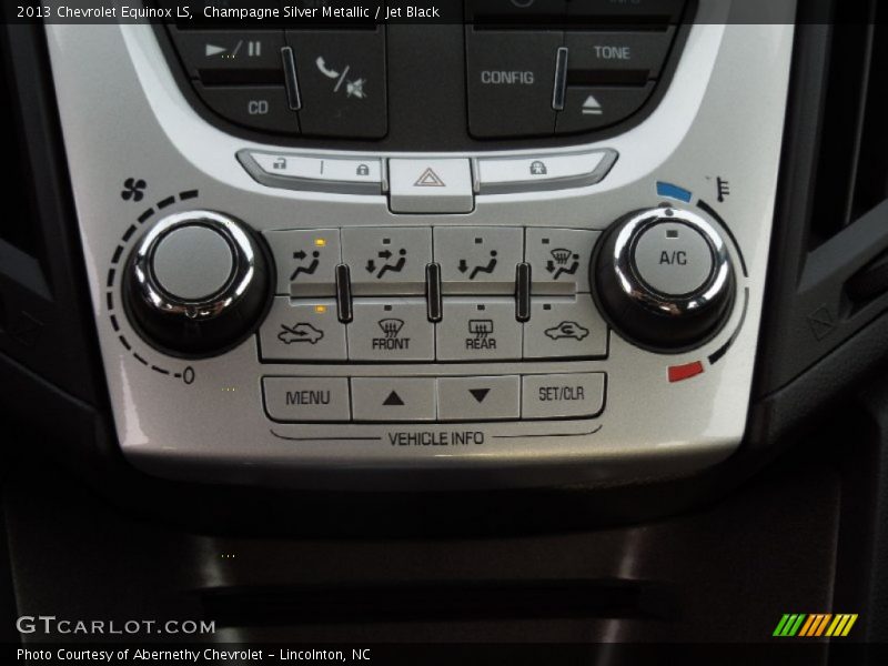 Champagne Silver Metallic / Jet Black 2013 Chevrolet Equinox LS