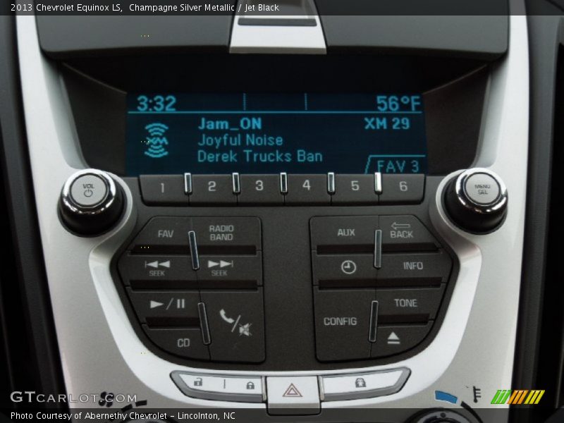 Champagne Silver Metallic / Jet Black 2013 Chevrolet Equinox LS
