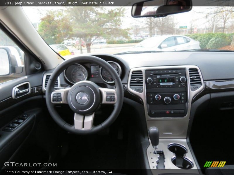 Bright Silver Metallic / Black 2013 Jeep Grand Cherokee Laredo