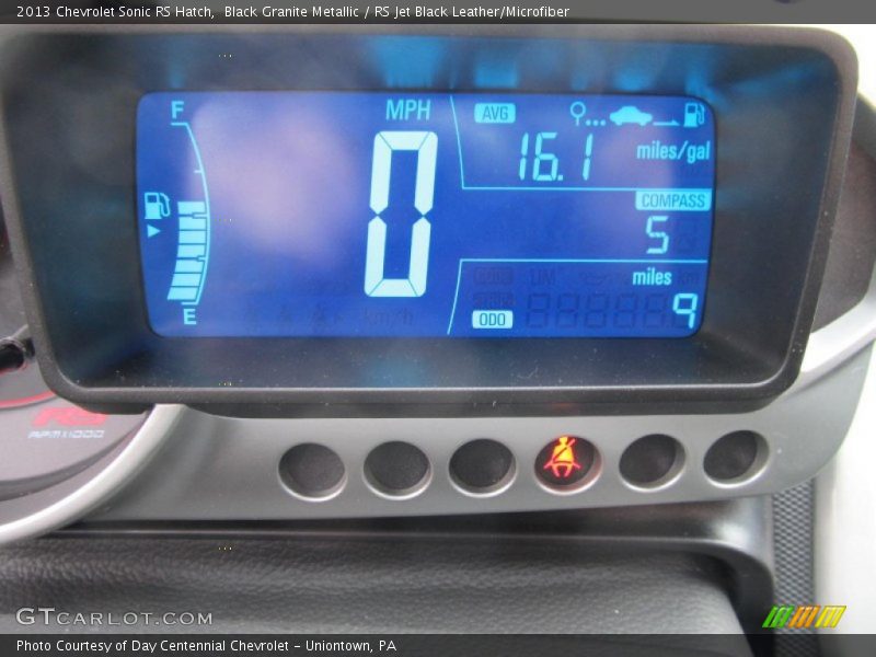  2013 Sonic RS Hatch RS Hatch Gauges