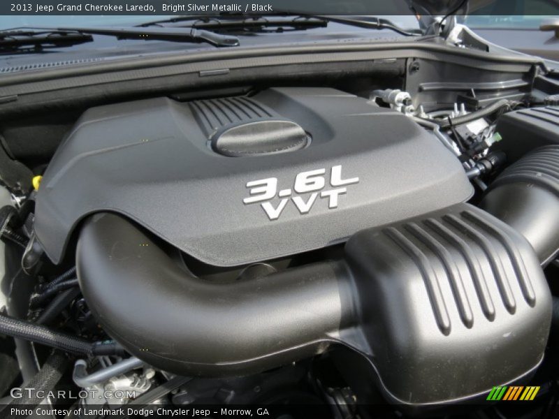 Bright Silver Metallic / Black 2013 Jeep Grand Cherokee Laredo