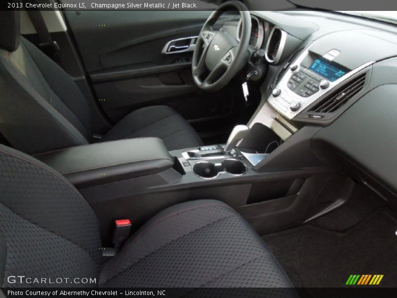 Champagne Silver Metallic / Jet Black 2013 Chevrolet Equinox LS