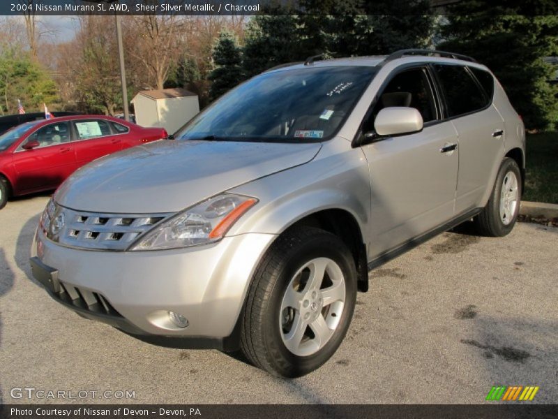 Sheer Silver Metallic / Charcoal 2004 Nissan Murano SL AWD