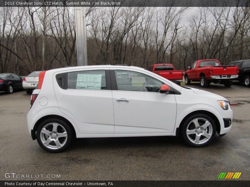  2013 Sonic LTZ Hatch Summit White