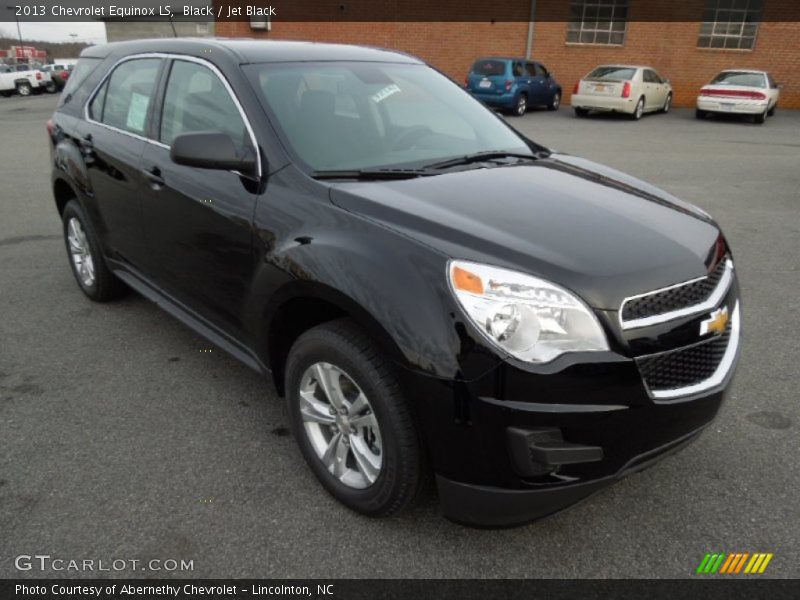 Black / Jet Black 2013 Chevrolet Equinox LS
