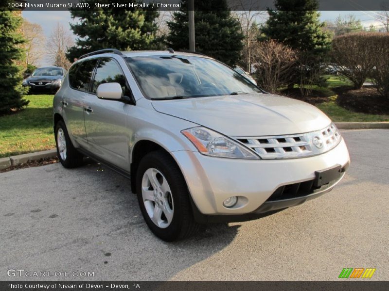 Sheer Silver Metallic / Charcoal 2004 Nissan Murano SL AWD