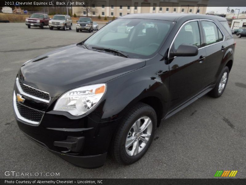 Black / Jet Black 2013 Chevrolet Equinox LS