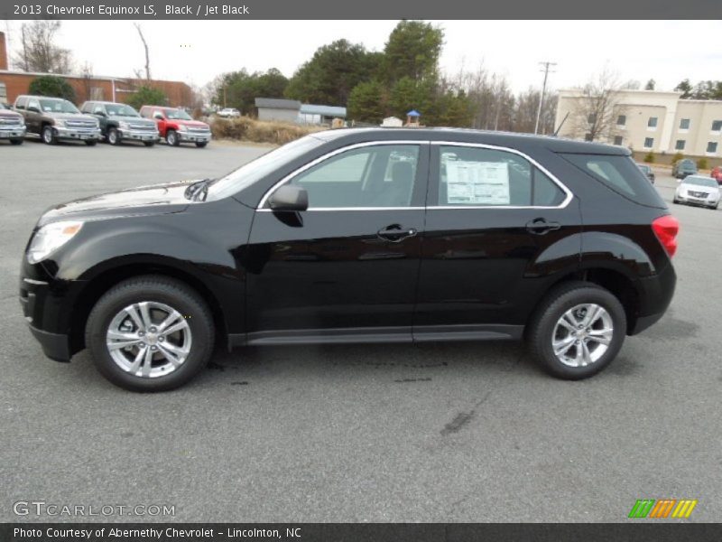 Black / Jet Black 2013 Chevrolet Equinox LS