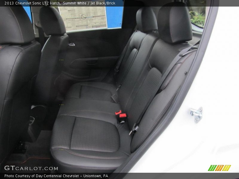 Rear Seat of 2013 Sonic LTZ Hatch