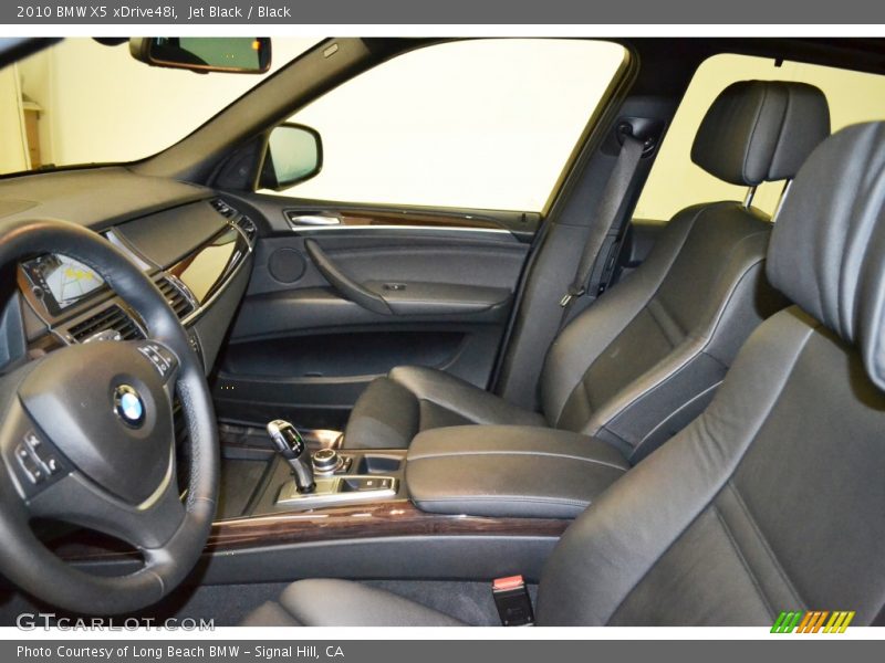 Jet Black / Black 2010 BMW X5 xDrive48i