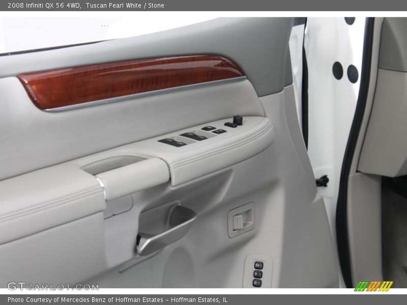 Tuscan Pearl White / Stone 2008 Infiniti QX 56 4WD