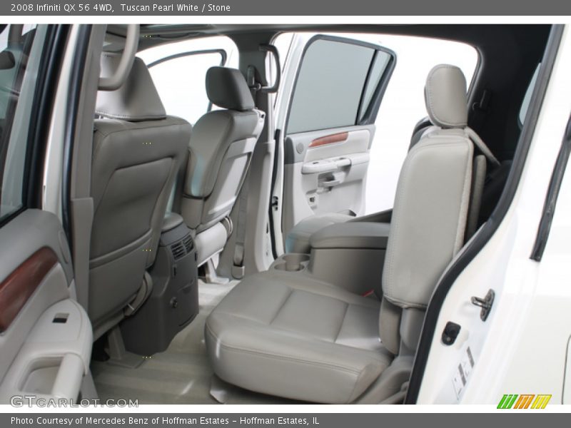 Tuscan Pearl White / Stone 2008 Infiniti QX 56 4WD