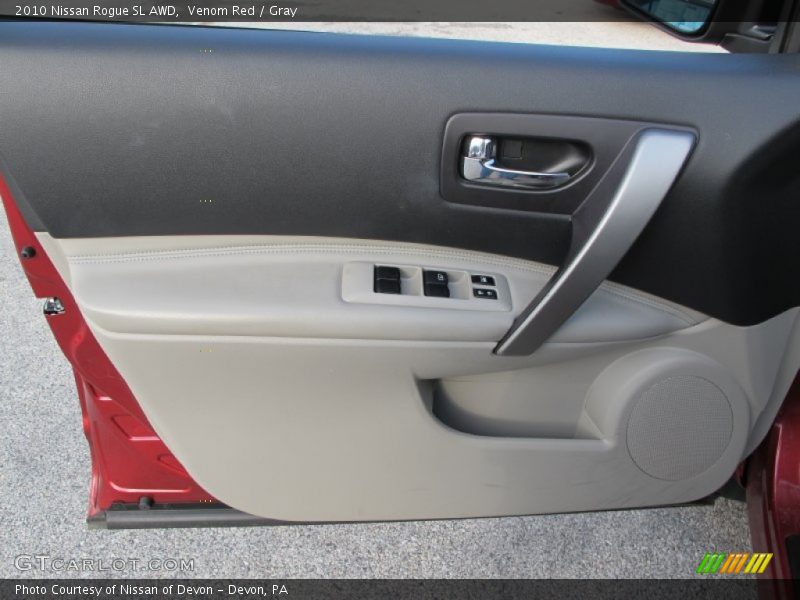 Venom Red / Gray 2010 Nissan Rogue SL AWD
