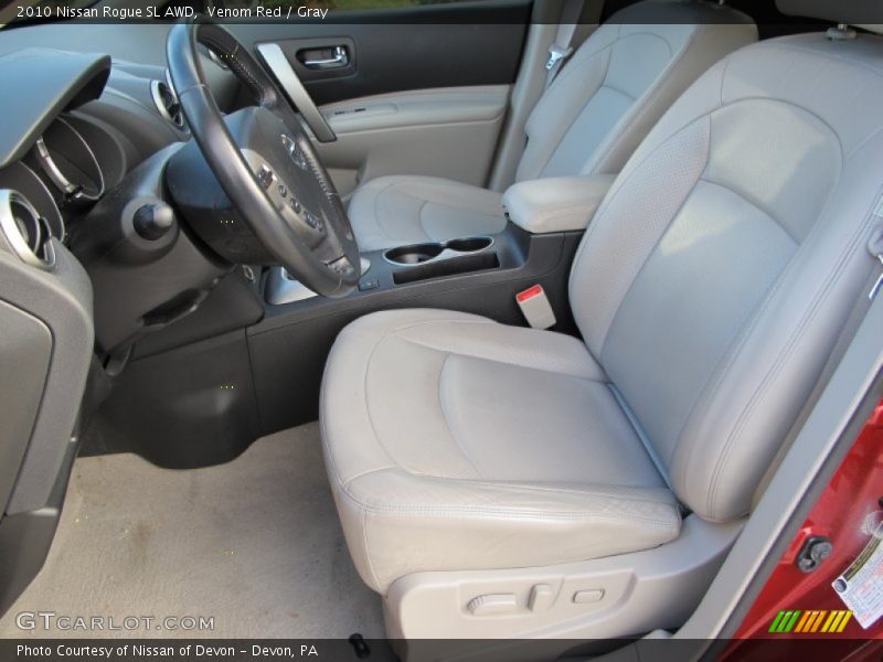 Venom Red / Gray 2010 Nissan Rogue SL AWD