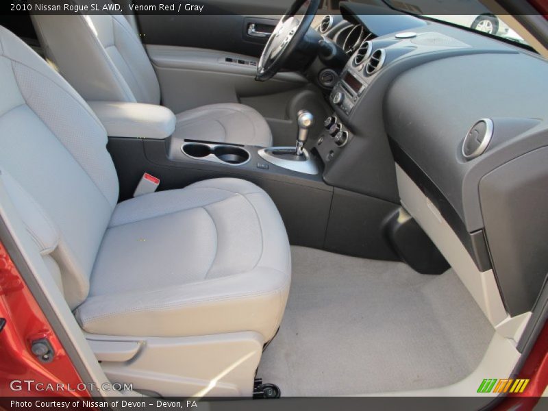 Venom Red / Gray 2010 Nissan Rogue SL AWD