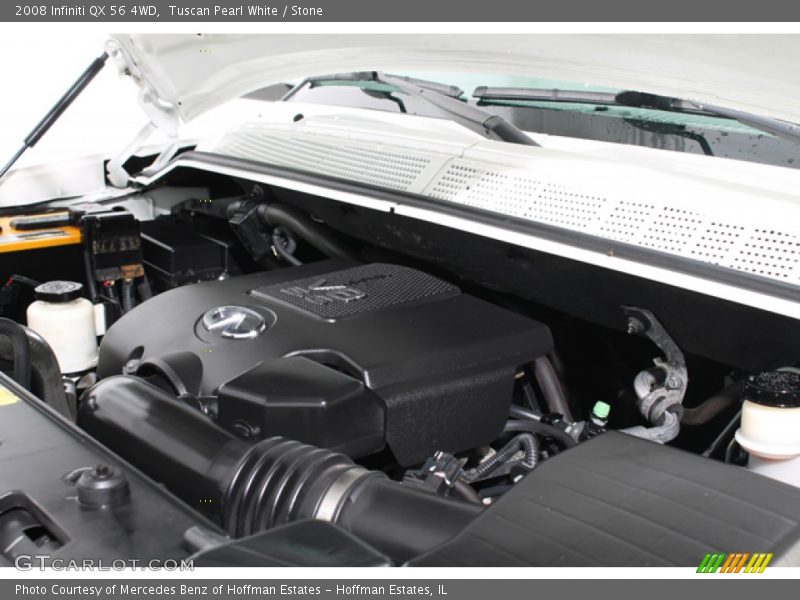 Tuscan Pearl White / Stone 2008 Infiniti QX 56 4WD