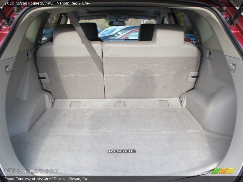 Venom Red / Gray 2010 Nissan Rogue SL AWD