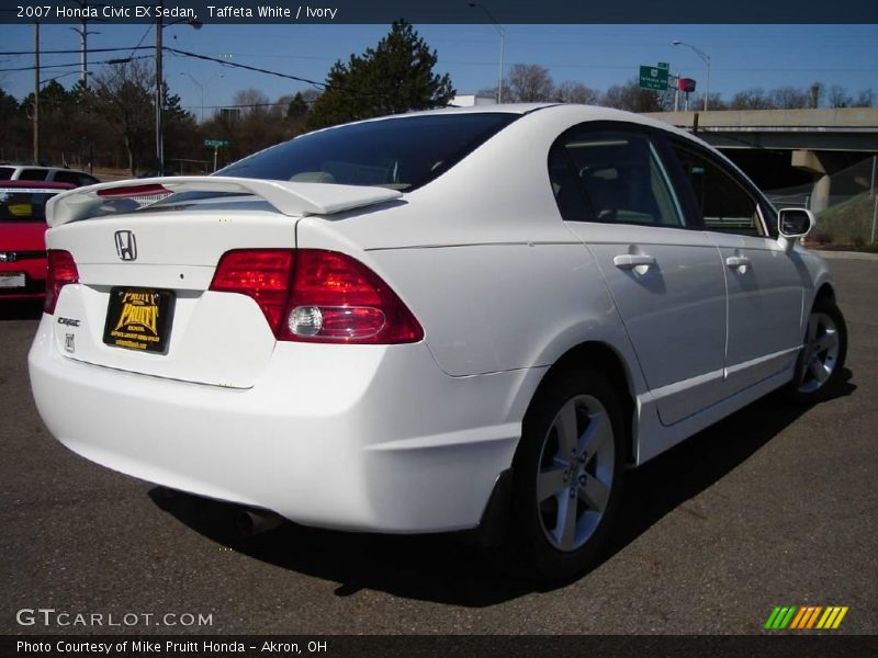 Taffeta White / Ivory 2007 Honda Civic EX Sedan