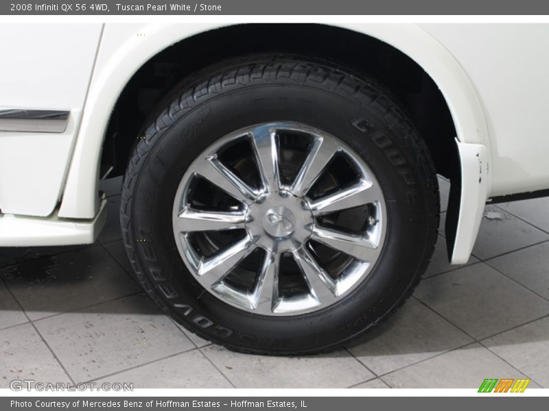 Tuscan Pearl White / Stone 2008 Infiniti QX 56 4WD