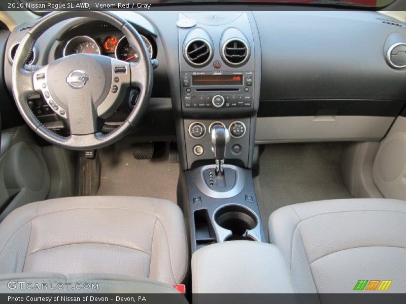 Venom Red / Gray 2010 Nissan Rogue SL AWD