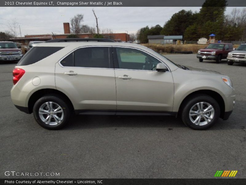 Champagne Silver Metallic / Jet Black 2013 Chevrolet Equinox LT