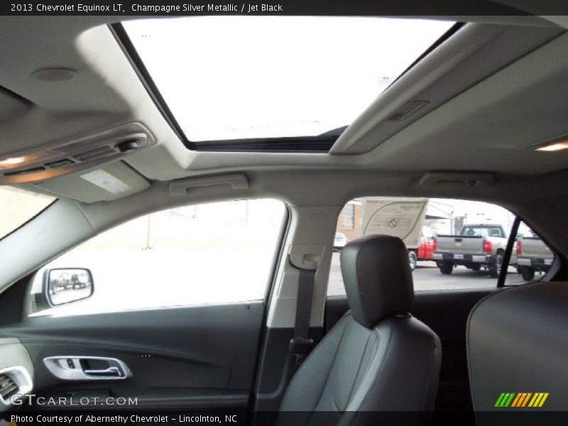 Champagne Silver Metallic / Jet Black 2013 Chevrolet Equinox LT