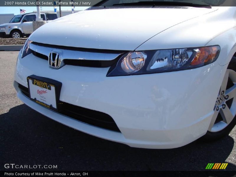 Taffeta White / Ivory 2007 Honda Civic EX Sedan