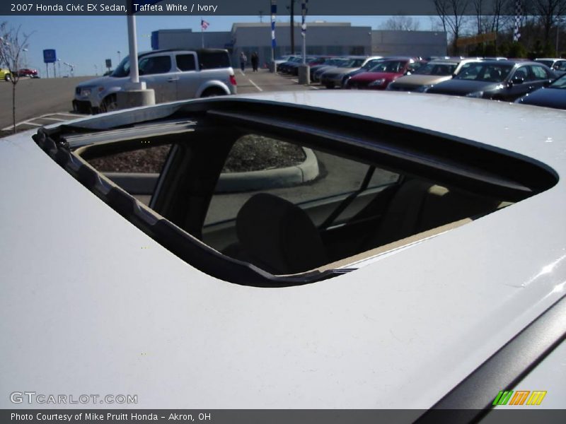 Taffeta White / Ivory 2007 Honda Civic EX Sedan