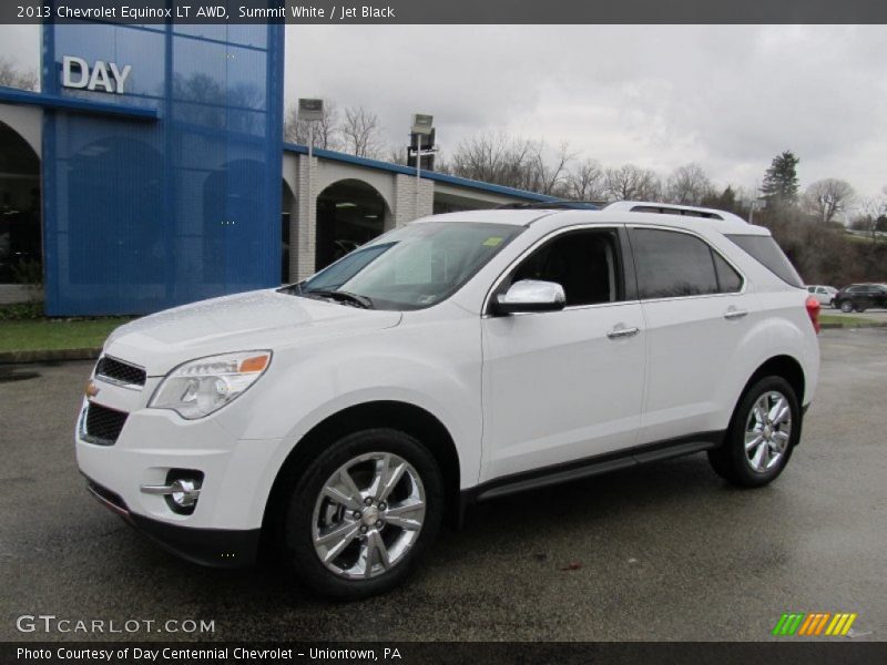 Summit White / Jet Black 2013 Chevrolet Equinox LT AWD
