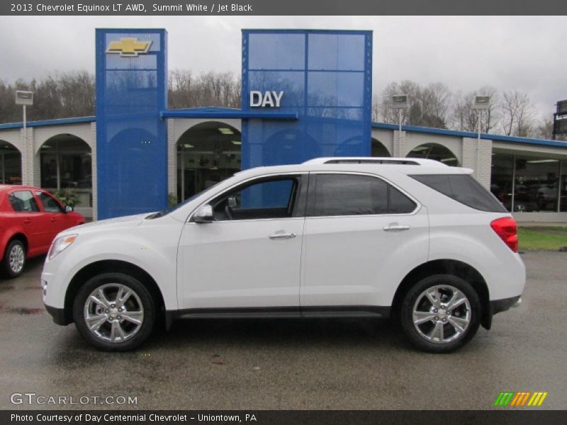 Summit White / Jet Black 2013 Chevrolet Equinox LT AWD