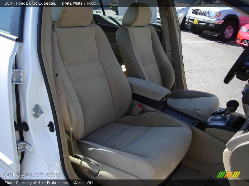 Taffeta White / Ivory 2007 Honda Civic EX Sedan