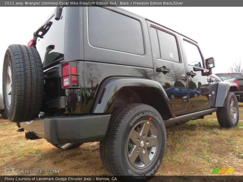 Black / Freedom Edition Black/Silver 2013 Jeep Wrangler Unlimited Oscar Mike Freedom Edition 4x4