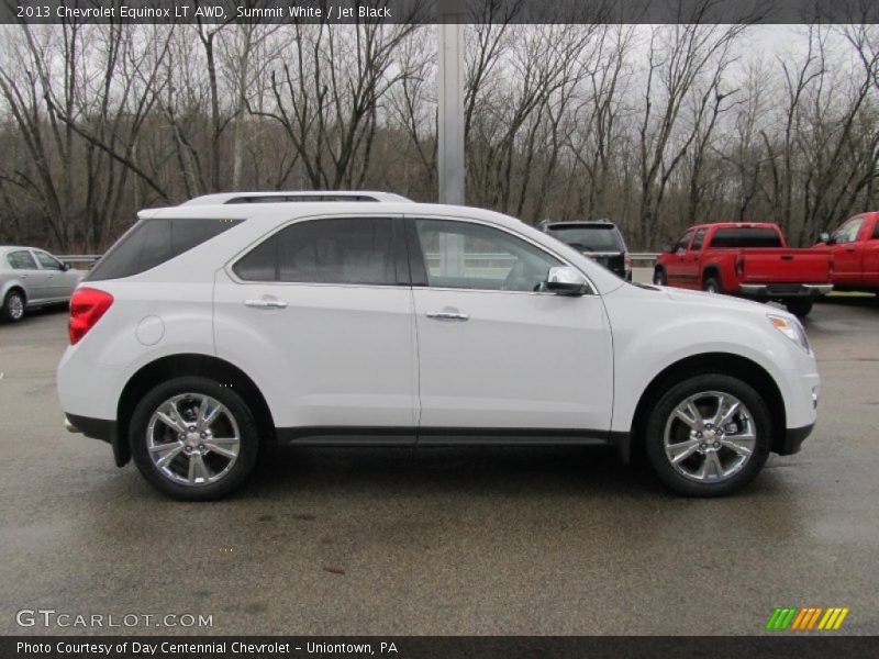 Summit White / Jet Black 2013 Chevrolet Equinox LT AWD