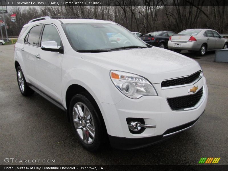 Summit White / Jet Black 2013 Chevrolet Equinox LT AWD