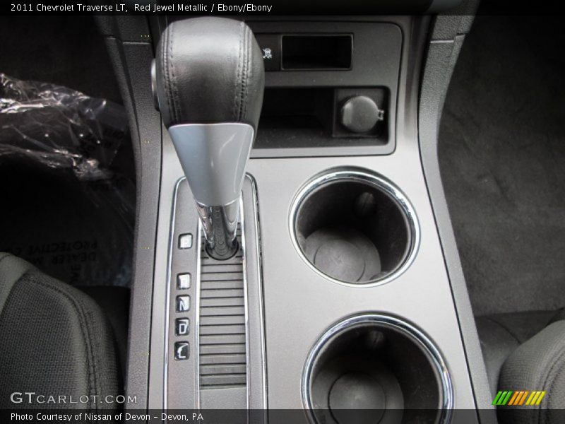 Red Jewel Metallic / Ebony/Ebony 2011 Chevrolet Traverse LT