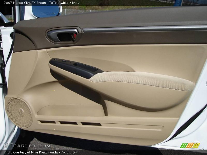 Taffeta White / Ivory 2007 Honda Civic EX Sedan