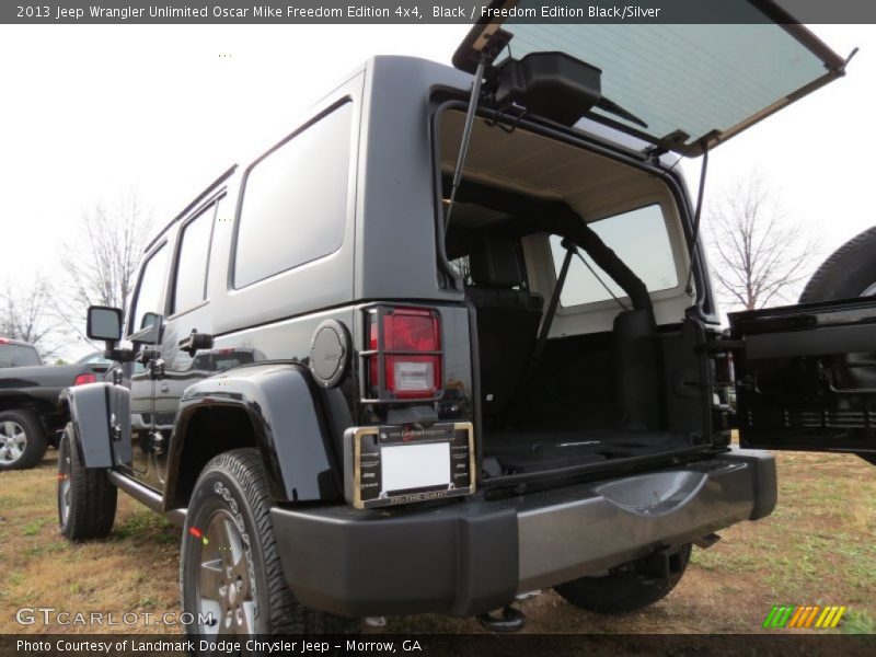 Black / Freedom Edition Black/Silver 2013 Jeep Wrangler Unlimited Oscar Mike Freedom Edition 4x4