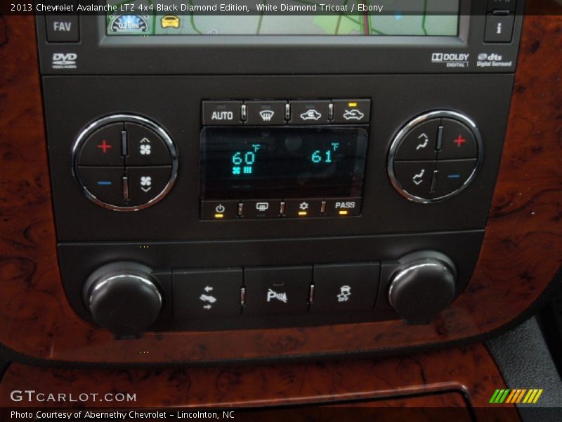 White Diamond Tricoat / Ebony 2013 Chevrolet Avalanche LTZ 4x4 Black Diamond Edition
