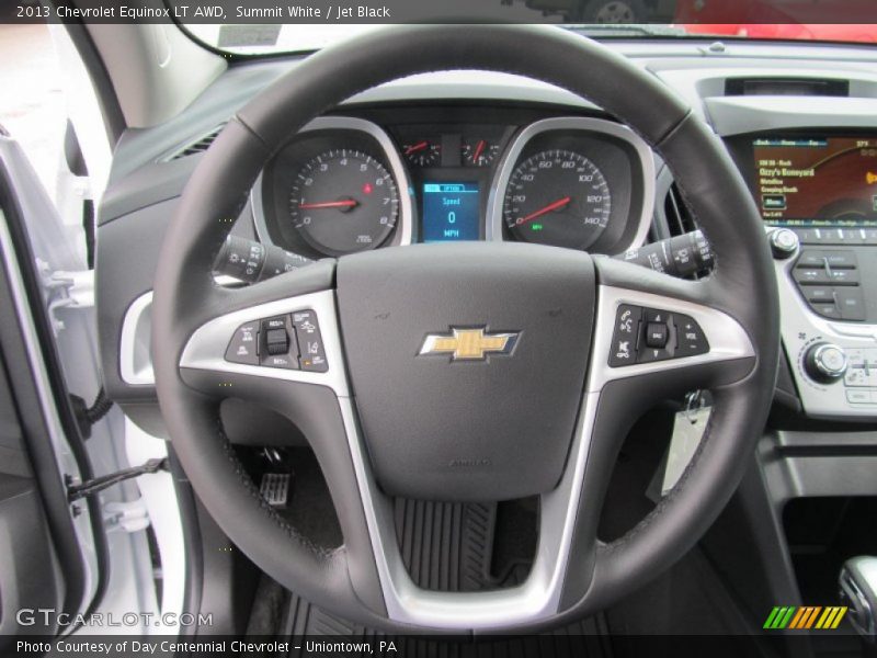 Summit White / Jet Black 2013 Chevrolet Equinox LT AWD