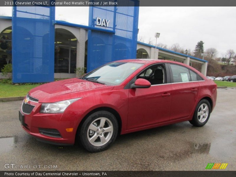 Crystal Red Metallic Tintcoat / Jet Black 2013 Chevrolet Cruze LT