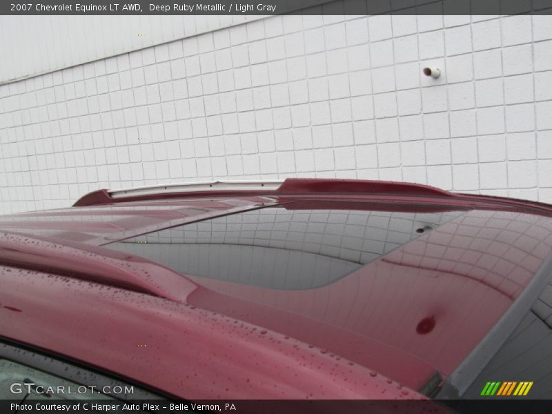 Deep Ruby Metallic / Light Gray 2007 Chevrolet Equinox LT AWD