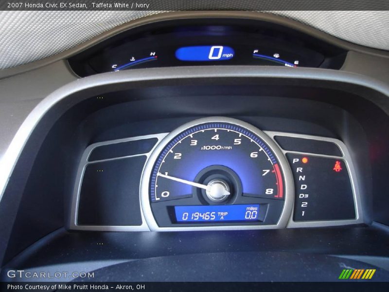 Taffeta White / Ivory 2007 Honda Civic EX Sedan