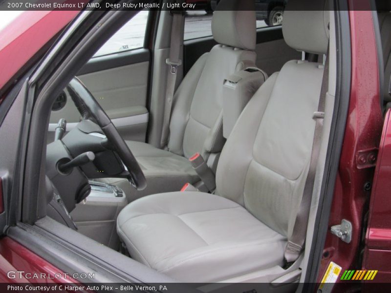 Deep Ruby Metallic / Light Gray 2007 Chevrolet Equinox LT AWD