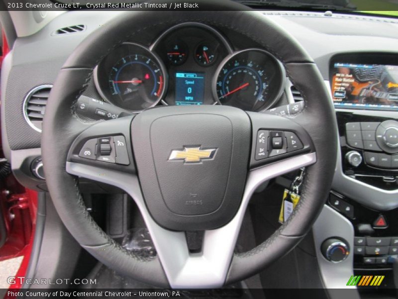 Crystal Red Metallic Tintcoat / Jet Black 2013 Chevrolet Cruze LT