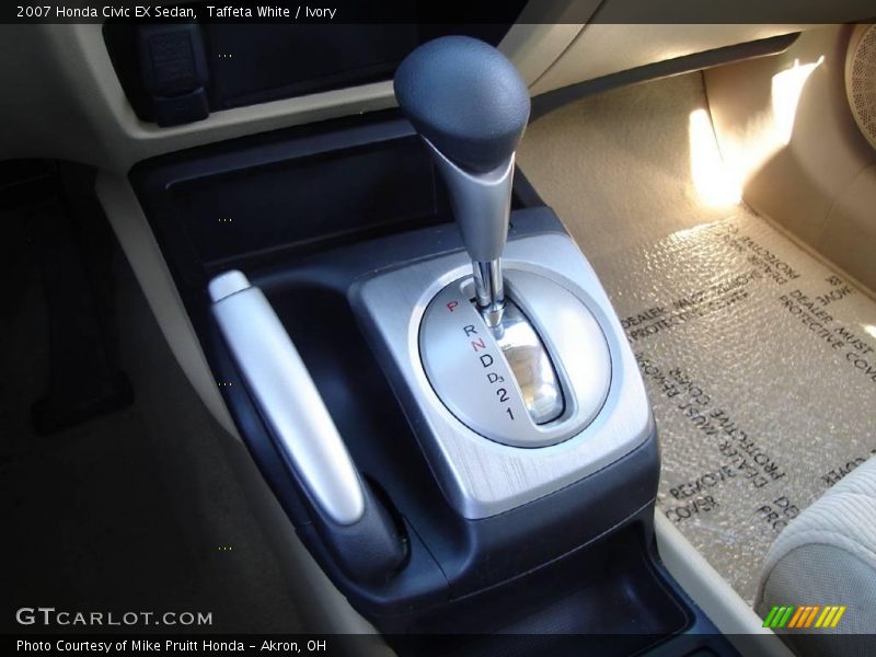 Taffeta White / Ivory 2007 Honda Civic EX Sedan