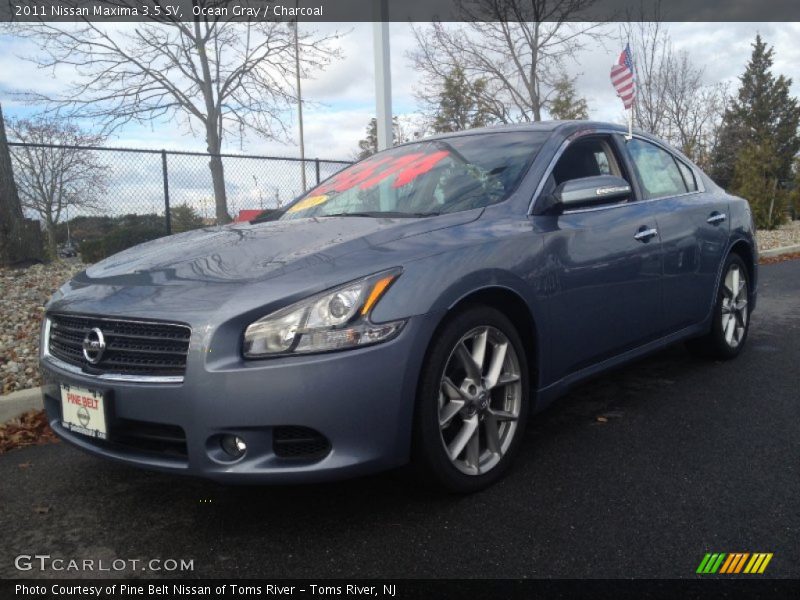 Ocean Gray / Charcoal 2011 Nissan Maxima 3.5 SV